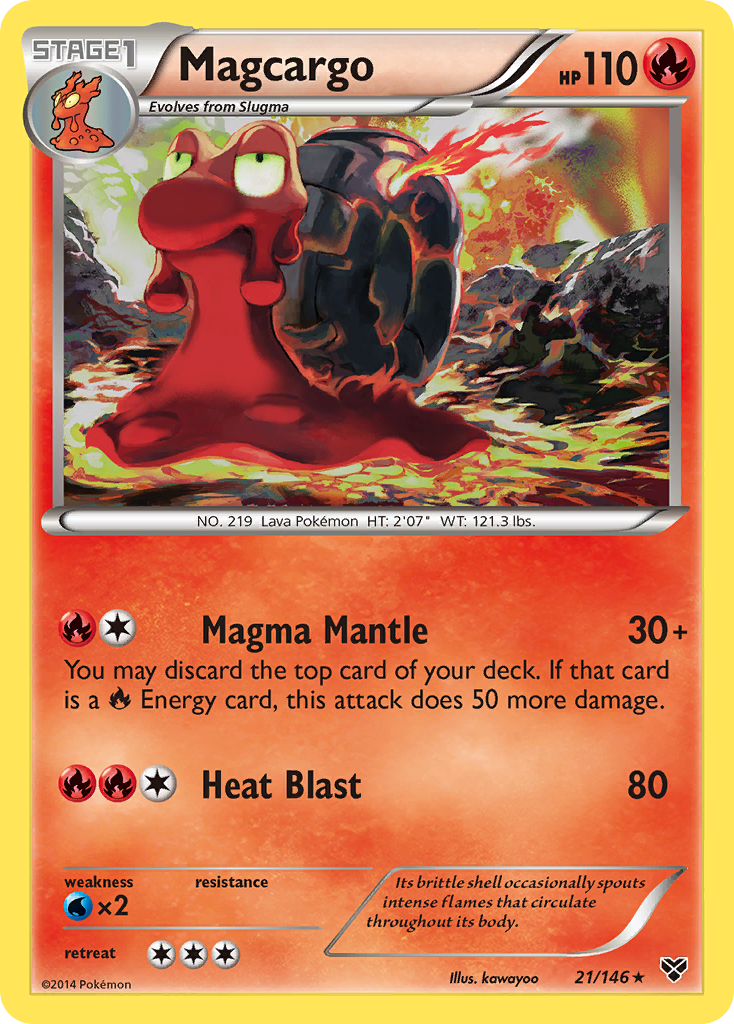 Magcargo (21/146) [XY: Base Set] | Gear Gaming Fayetteville