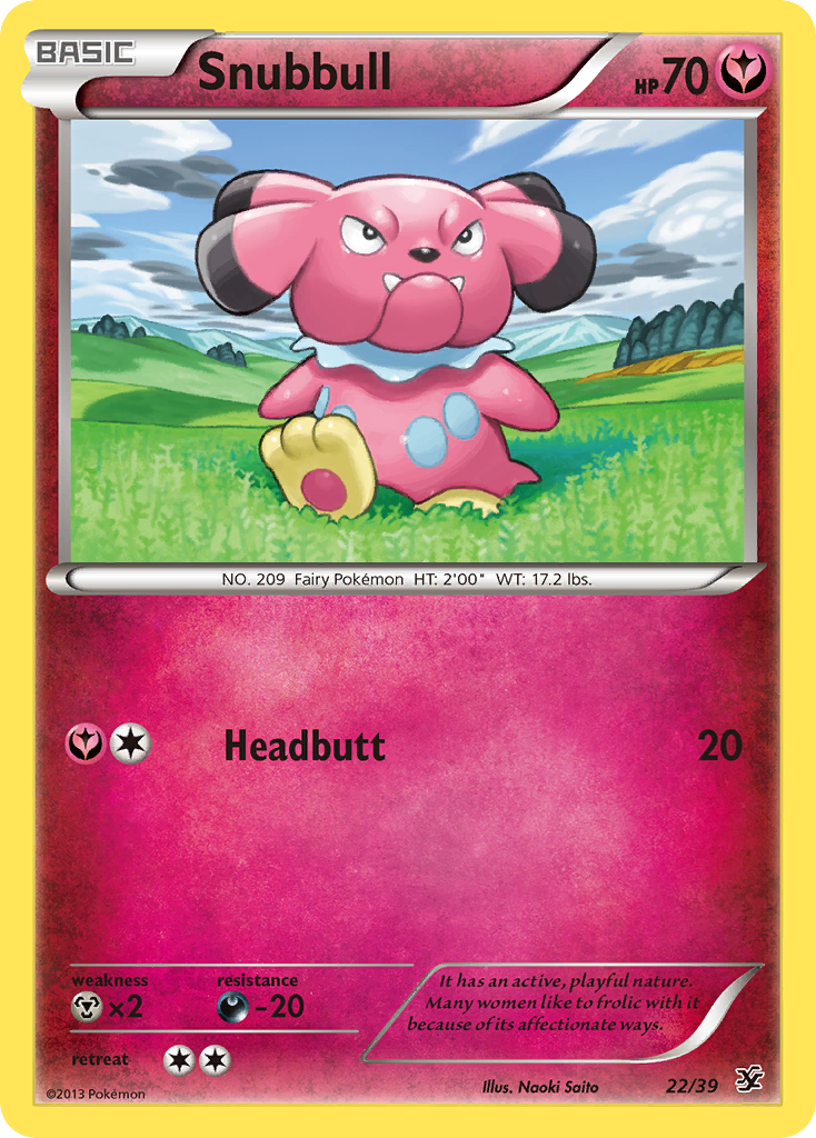 Snubbull (22/39) [XY: Kalos Starter Set] | Gear Gaming Fayetteville