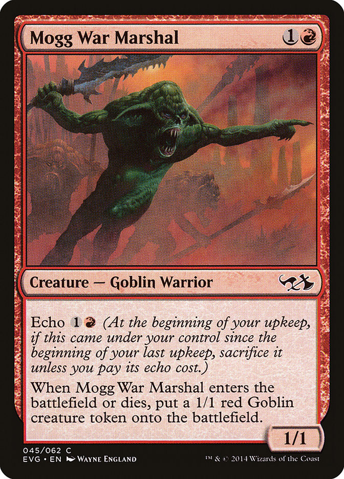 Mogg War Marshal (Elves vs. Goblins) [Duel Decks Anthology] | Gear Gaming Fayetteville