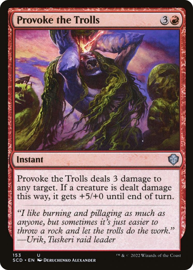 Provoke the Trolls [Starter Commander Decks] | Gear Gaming Fayetteville