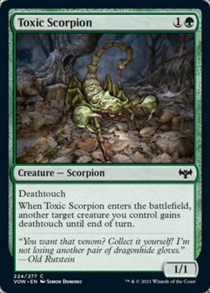 Toxic Scorpion [Innistrad: Crimson Vow] | Gear Gaming Fayetteville