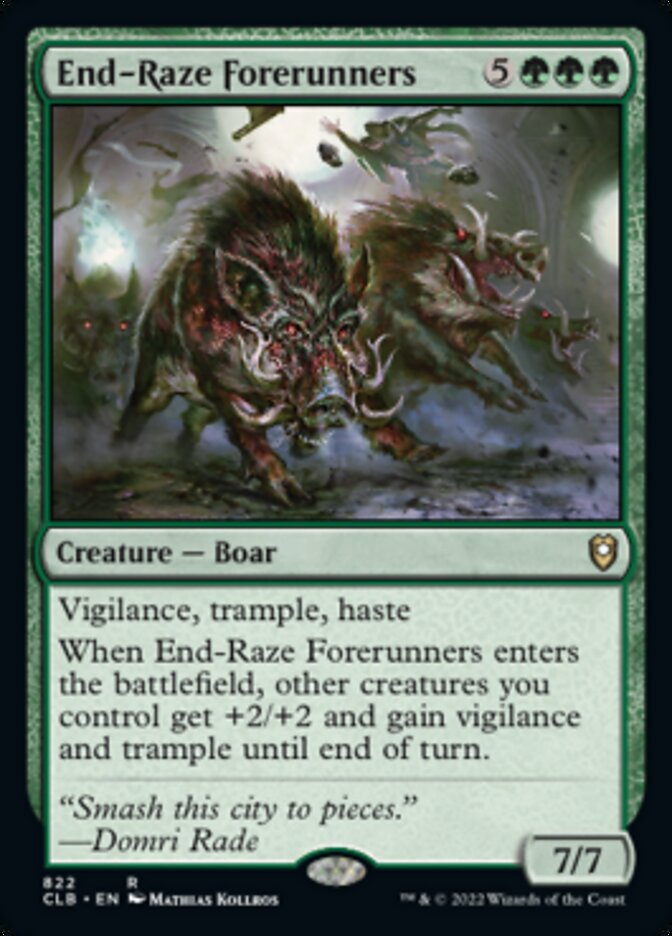 End-Raze Forerunners [Commander Legends: Battle for Baldur's Gate] | Gear Gaming Fayetteville