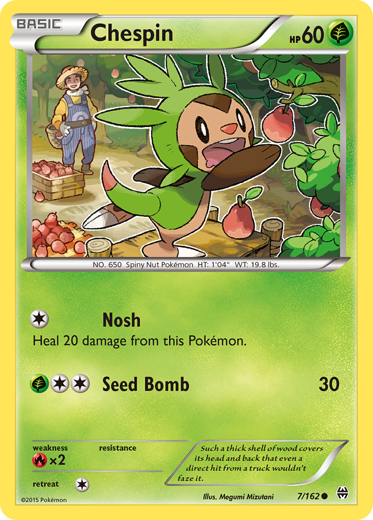 Chespin (7/162) [XY: BREAKthrough] | Gear Gaming Fayetteville