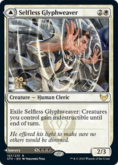 Selfless Glyphweaver // Deadly Vanity [Strixhaven: School of Mages Prerelease Promos] | Gear Gaming Fayetteville