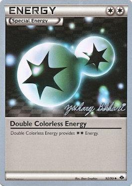 Double Colorless Energy (92/99) (CMT - Zachary Bokhari) [World Championships 2012] | Gear Gaming Fayetteville