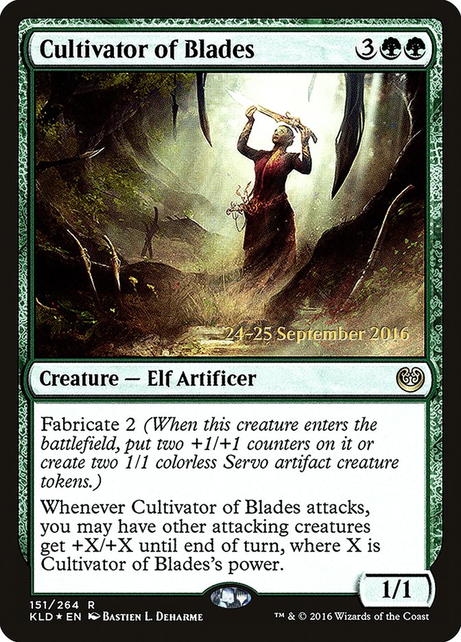 Cultivator of Blades [Kaladesh Prerelease Promos] | Gear Gaming Fayetteville