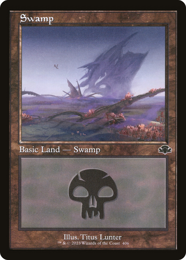 Swamp (406) (Retro) [Dominaria Remastered] | Gear Gaming Fayetteville