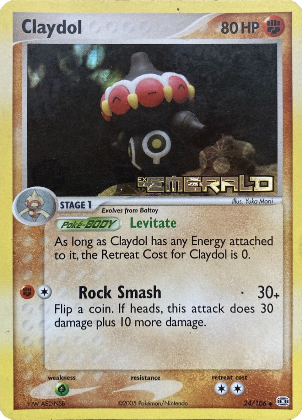 Claydol (24/106) (Stamped) [EX: Emerald] | Gear Gaming Fayetteville