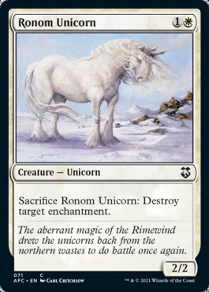 Ronom Unicorn [Dungeons & Dragons: Adventures in the Forgotten Realms Commander] | Gear Gaming Fayetteville