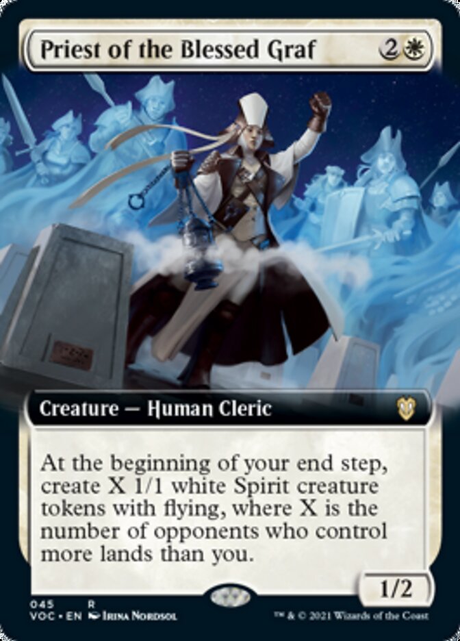 Priest of the Blessed Graf (Extended Art) [Innistrad: Crimson Vow Commander] | Gear Gaming Fayetteville