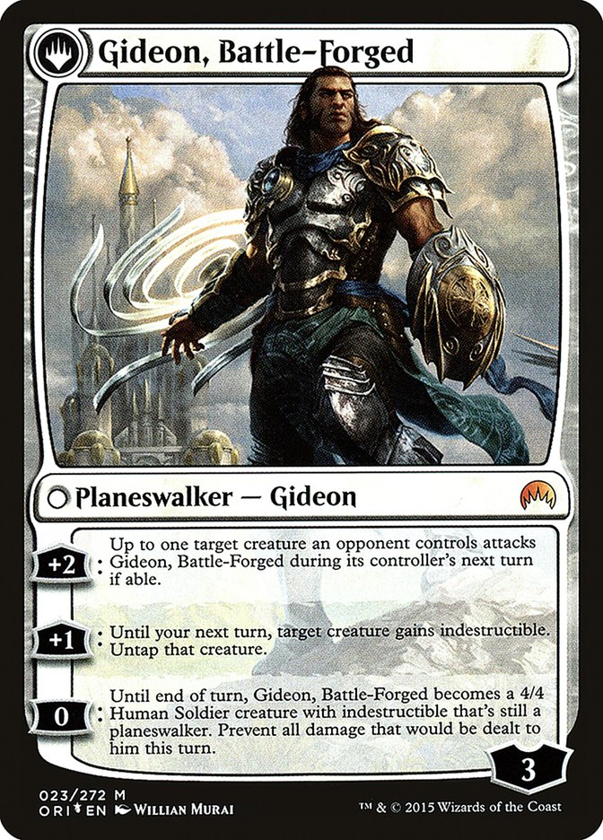 Kytheon, Hero of Akros // Gideon, Battle-Forged [Magic Origins Prerelease Promos] | Gear Gaming Fayetteville