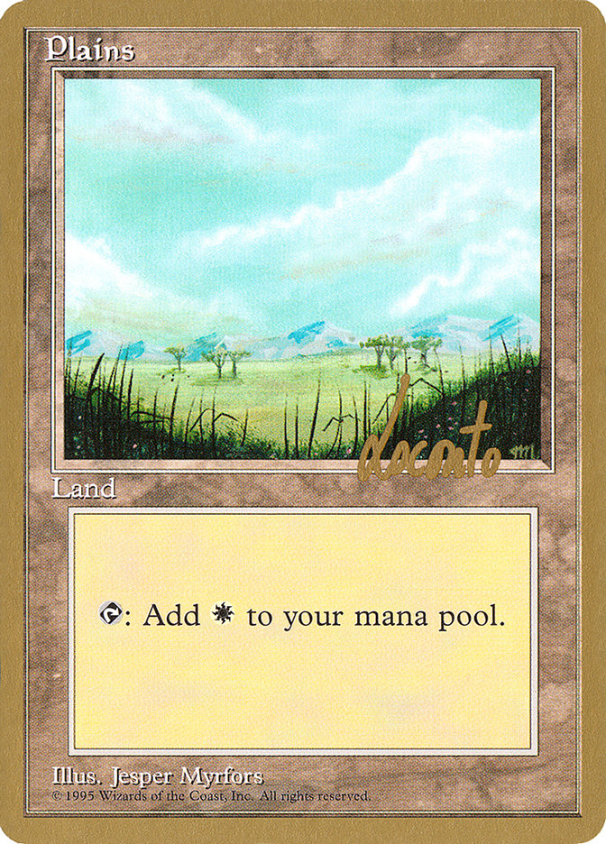 Plains (ml365) (Michael Loconto) [Pro Tour Collector Set] | Gear Gaming Fayetteville