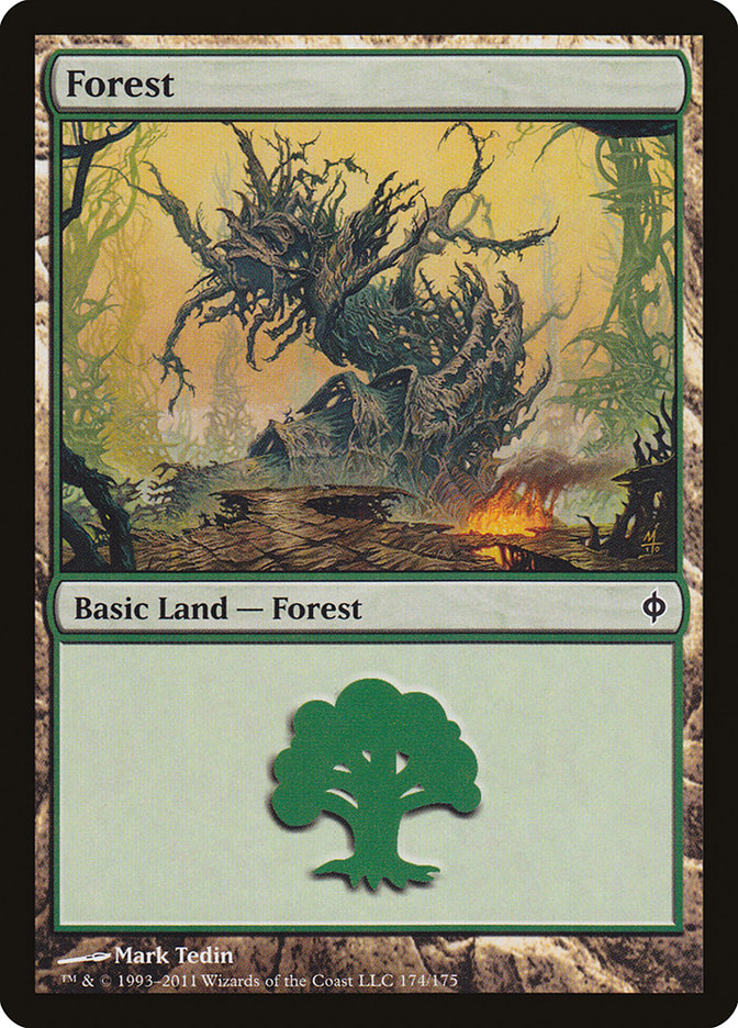 Forest (174) [New Phyrexia] | Gear Gaming Fayetteville