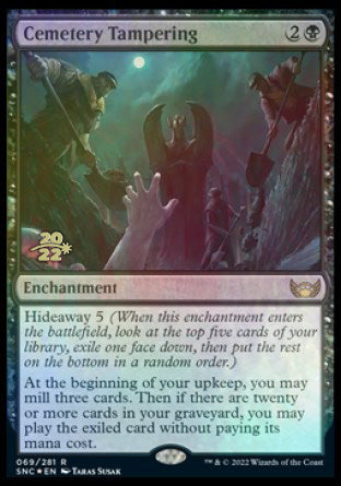 Cemetery Tampering [Streets of New Capenna Prerelease Promos] | Gear Gaming Fayetteville