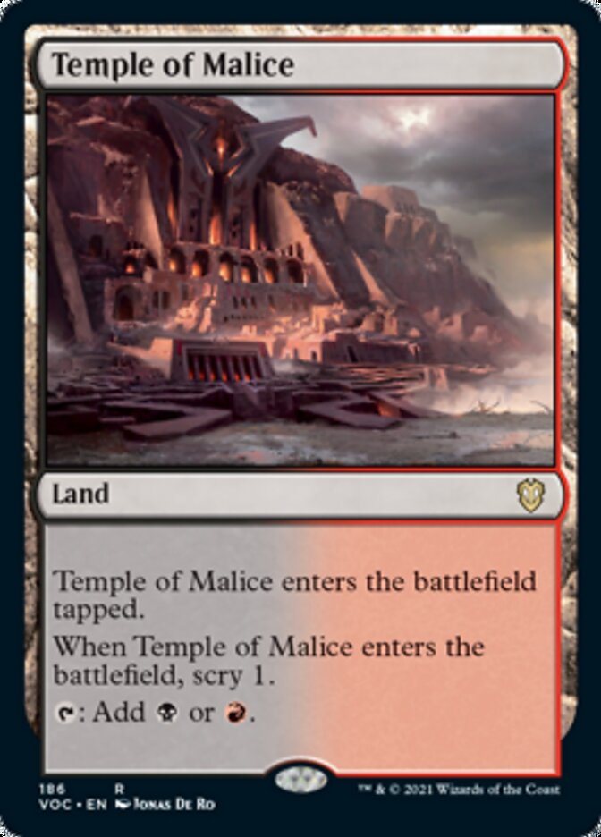 Temple of Malice [Innistrad: Crimson Vow Commander] | Gear Gaming Fayetteville