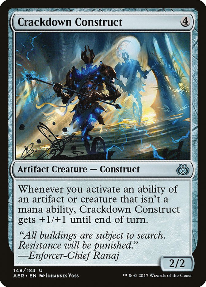 Crackdown Construct [Aether Revolt] | Gear Gaming Fayetteville