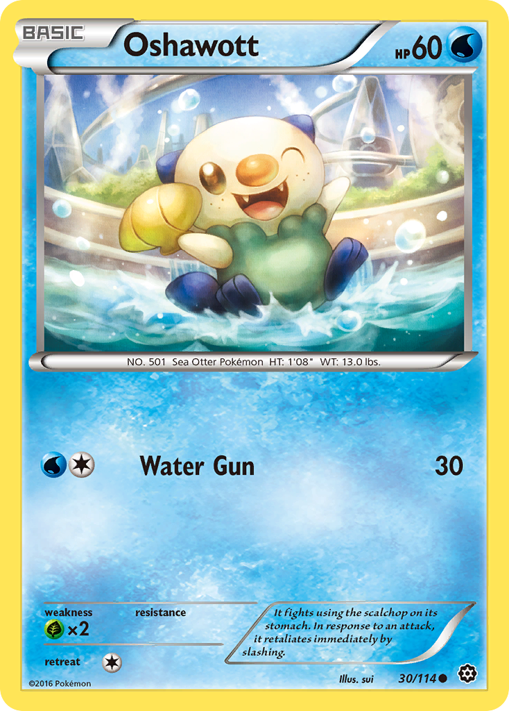 Oshawott (30/114) [XY: Steam Siege] | Gear Gaming Fayetteville