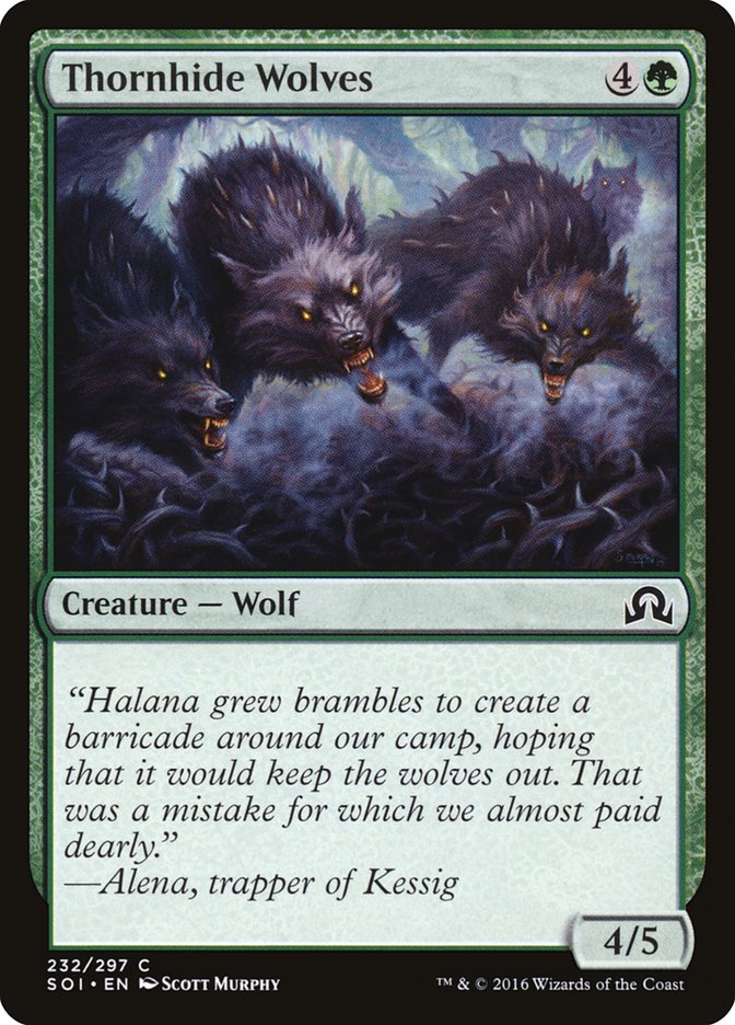 Thornhide Wolves [Shadows over Innistrad] | Gear Gaming Fayetteville