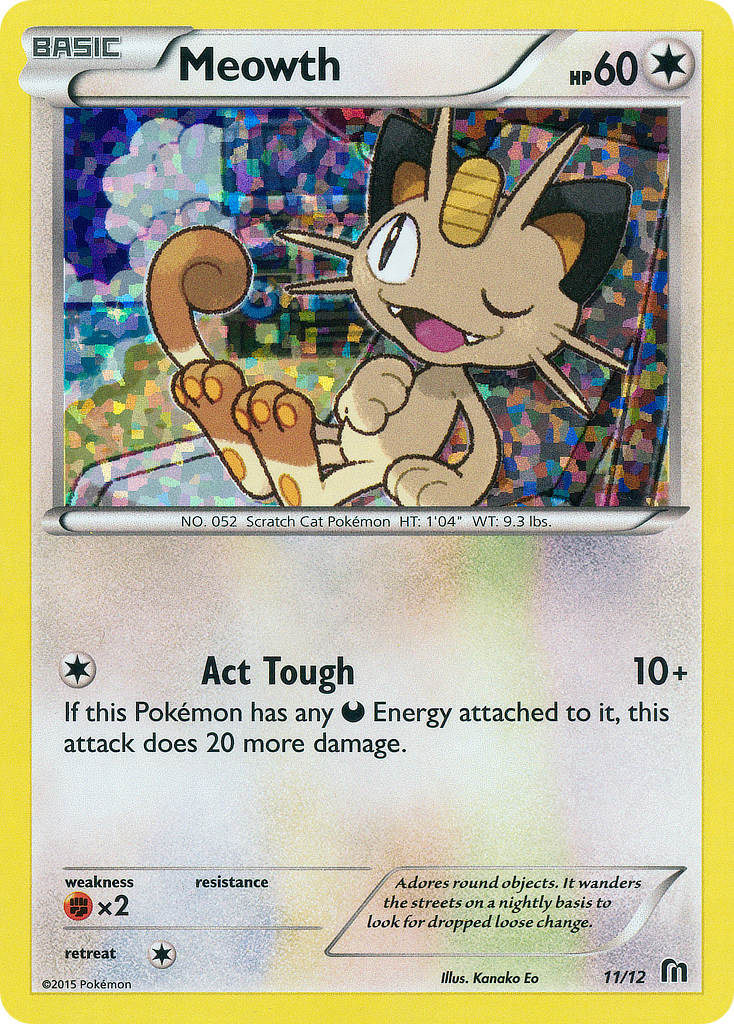 Meowth (11/12) [McDonald's Promos: 2016 Collection] | Gear Gaming Fayetteville