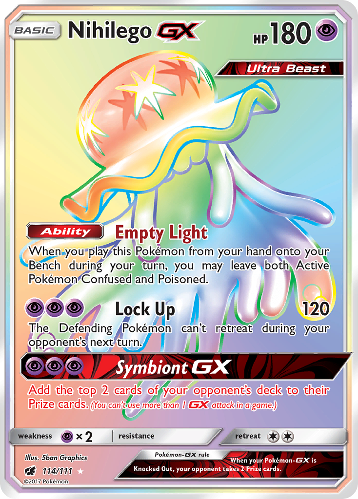 Nihilego GX (114/111) [Sun & Moon: Crimson Invasion] | Gear Gaming Fayetteville