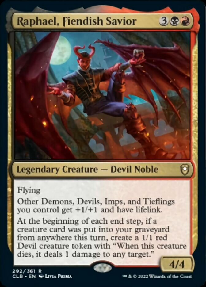 Raphael, Fiendish Savior [Commander Legends: Battle for Baldur's Gate] | Gear Gaming Fayetteville