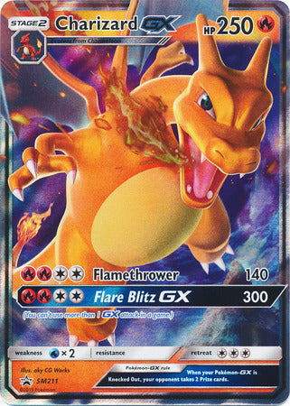 Charizard GX (SM211) (Jumbo Card) [Sun & Moon: Black Star Promos] | Gear Gaming Fayetteville