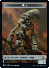 Myr // Powerstone Double-Sided Token [The Brothers' War Commander Tokens] | Gear Gaming Fayetteville