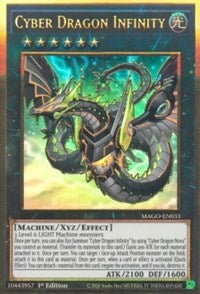 Cyber Dragon Infinity (Alternate Art) [MAGO-EN033] Gold Rare | Gear Gaming Fayetteville