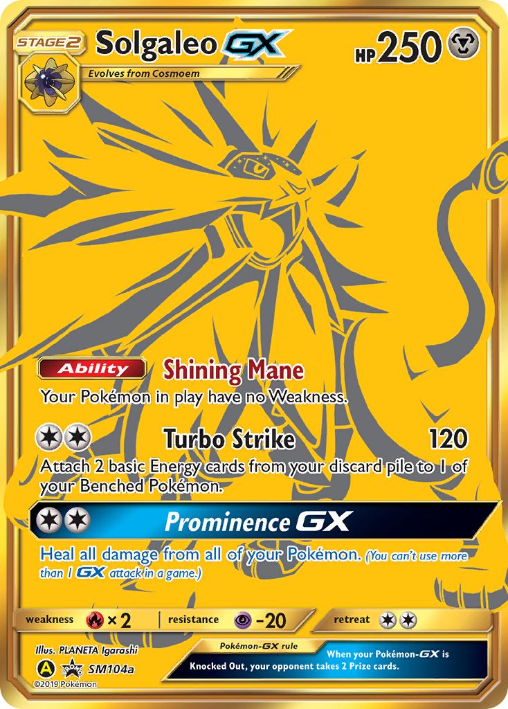 Solgaleo GX (SM104a) [Sun & Moon: Black Star Promos] | Gear Gaming Fayetteville