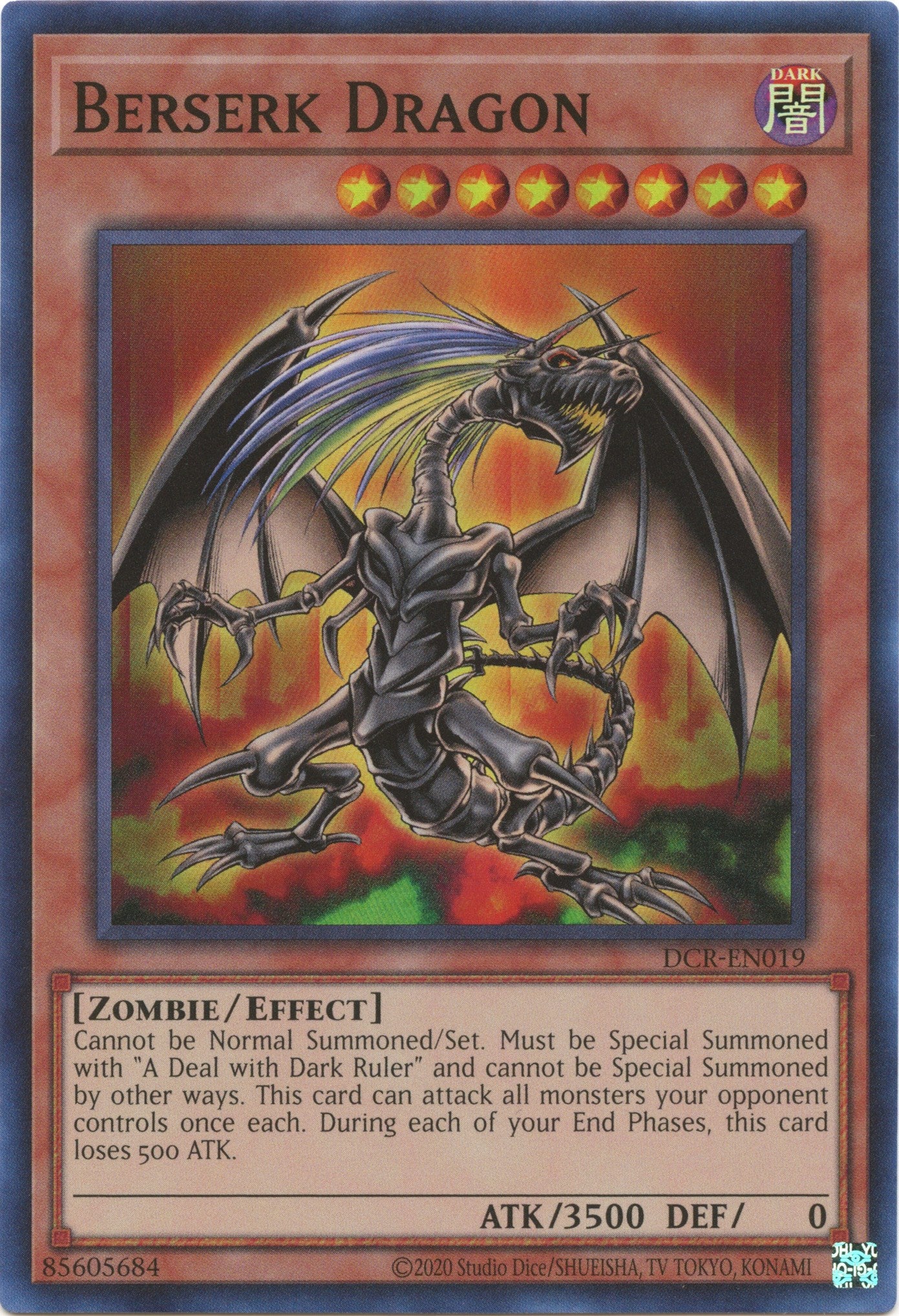 Berserk Dragon (25th Anniversary) [DCR-EN019] Super Rare | Gear Gaming Fayetteville