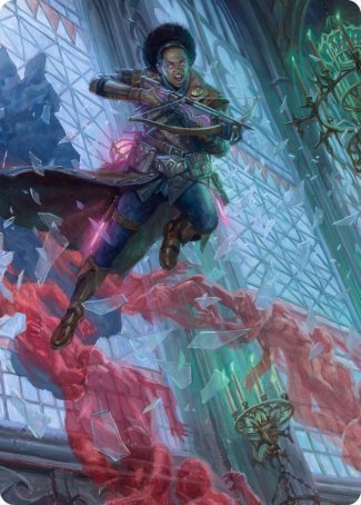 Kaya, Geist Hunter Art Card [Innistrad: Crimson Vow Art Series] | Gear Gaming Fayetteville