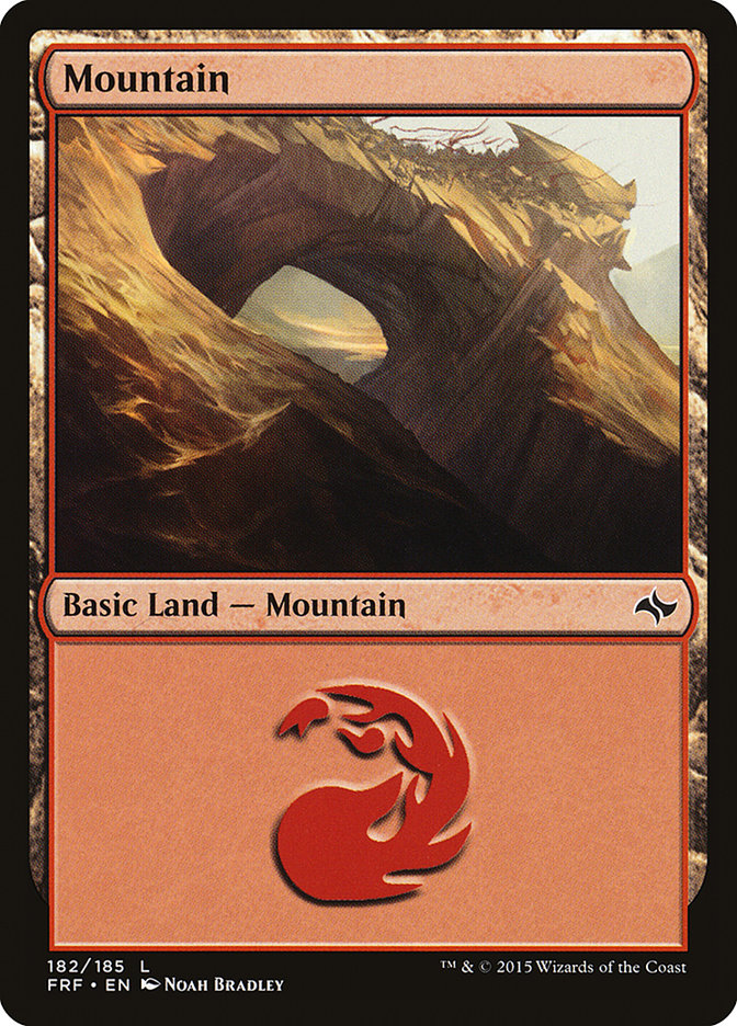 Mountain (182) [Fate Reforged] | Gear Gaming Fayetteville