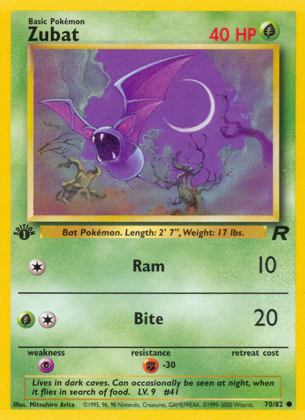 Zubat (70/82) [Team Rocket 1st Edition] | Gear Gaming Fayetteville