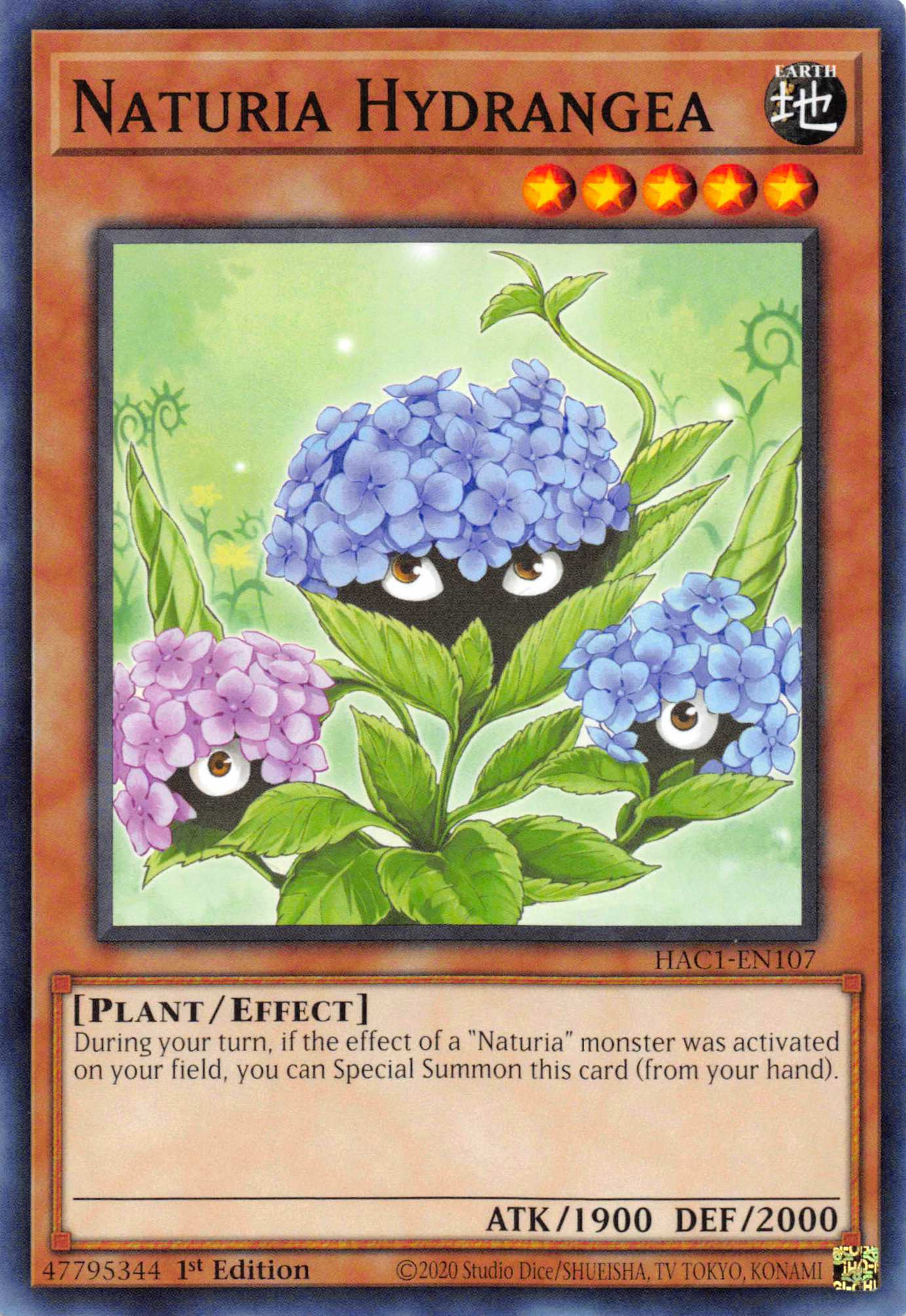 Naturia Hydrangea [HAC1-EN107] Common | Gear Gaming Fayetteville