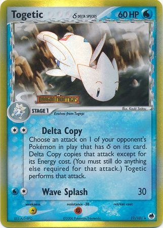 Togetic (11/101) (Delta Species) (Stamped) [EX: Dragon Frontiers] | Gear Gaming Fayetteville