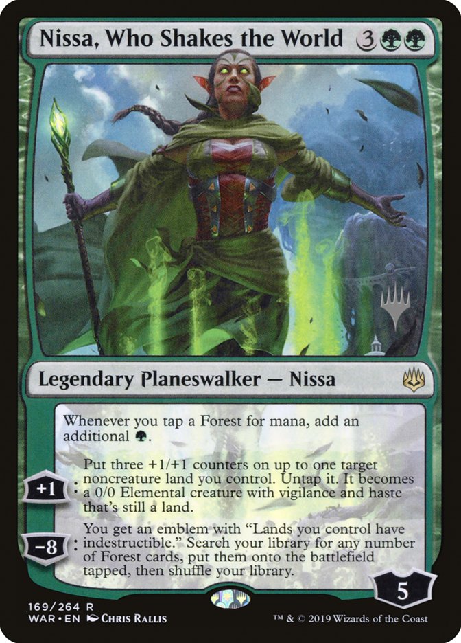 Nissa, Who Shakes the World (Promo Pack) [War of the Spark Promos] | Gear Gaming Fayetteville