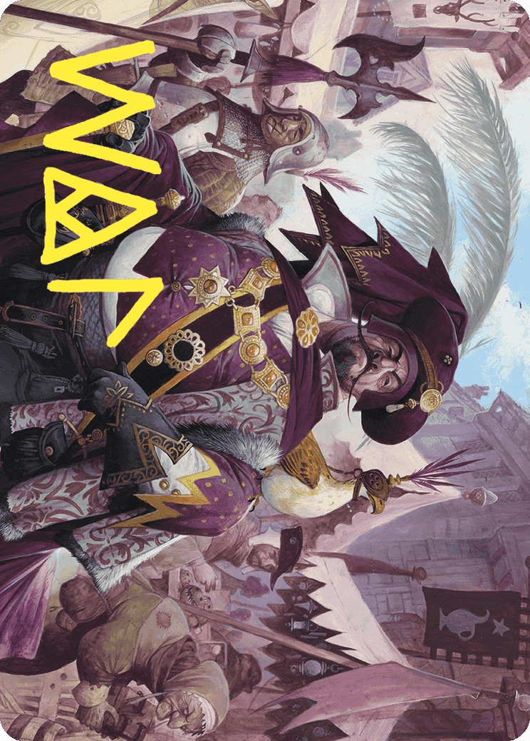 Discerning Financier Art Card (Gold-Stamped Signature) [Wilds of Eldraine Art Series] | Gear Gaming Fayetteville