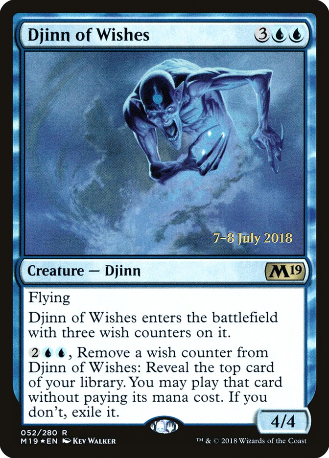 Djinn of Wishes [Core Set 2019 Prerelease Promos] | Gear Gaming Fayetteville