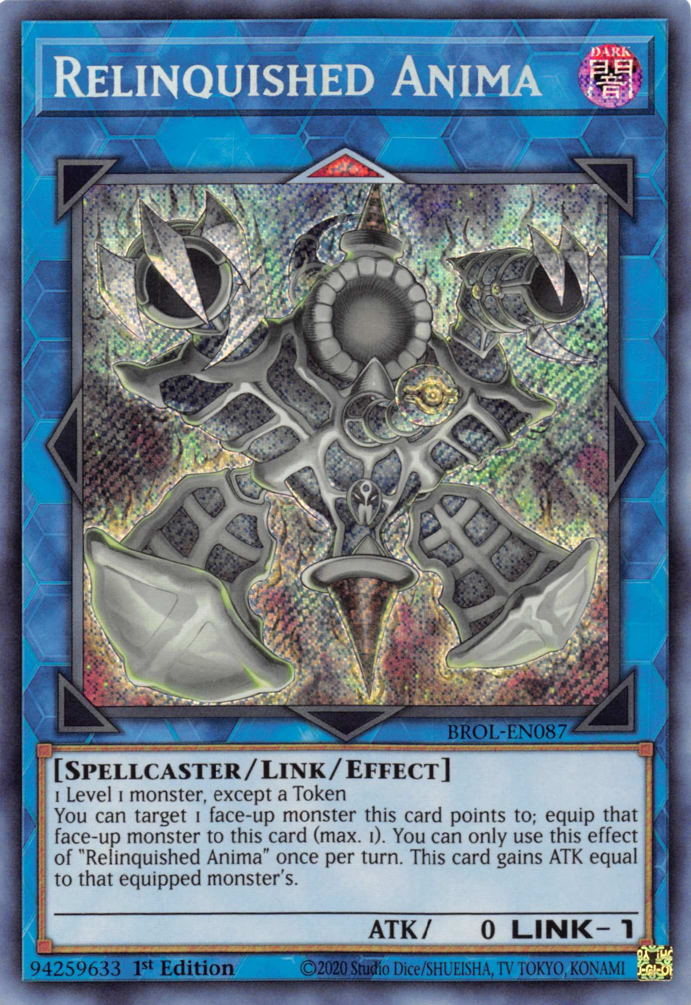 Relinquished Anima [BROL-EN087] Secret Rare | Gear Gaming Fayetteville