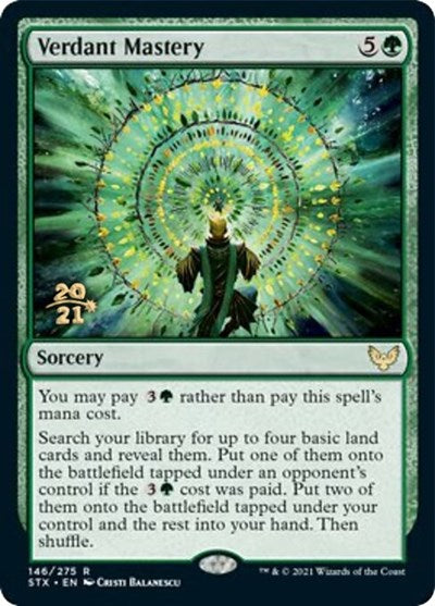 Verdant Mastery [Strixhaven: School of Mages Prerelease Promos] | Gear Gaming Fayetteville