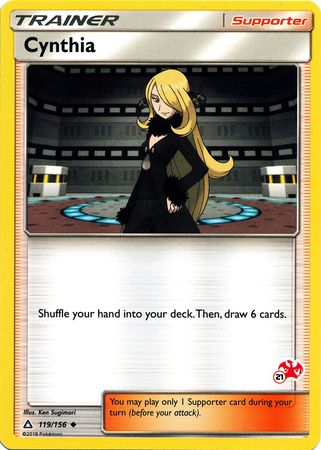 Cynthia (119/156) (Charizard Stamp #21) [Battle Academy 2020] | Gear Gaming Fayetteville