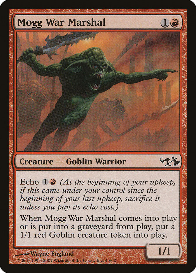 Mogg War Marshal [Duel Decks: Elves vs. Goblins] | Gear Gaming Fayetteville