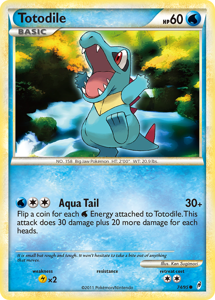 Totodile (74/95) [HeartGold & SoulSilver: Call of Legends] | Gear Gaming Fayetteville