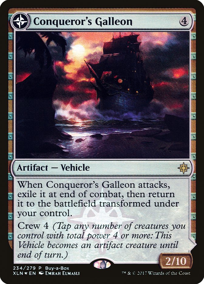 Conqueror's Galleon // Conqueror's Foothold (Buy-A-Box) [Ixalan Treasure Chest] | Gear Gaming Fayetteville