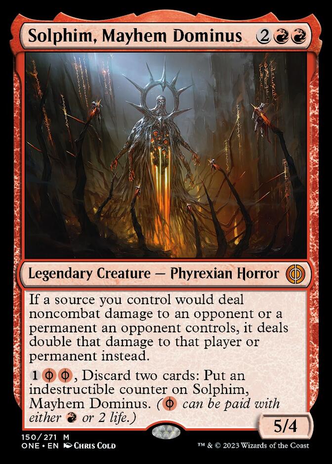 Solphim, Mayhem Dominus [Phyrexia: All Will Be One] | Gear Gaming Fayetteville