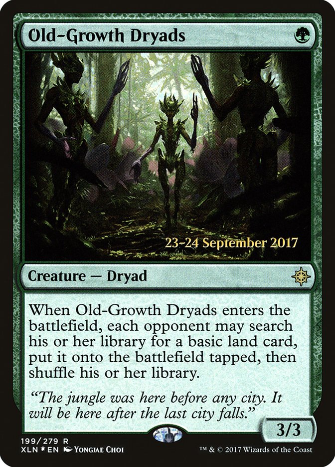 Old-Growth Dryads [Ixalan Prerelease Promos] | Gear Gaming Fayetteville