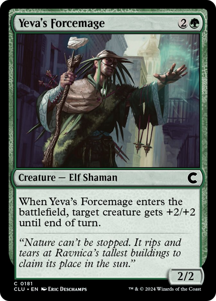 Yeva's Forcemage [Ravnica: Clue Edition] | Gear Gaming Fayetteville