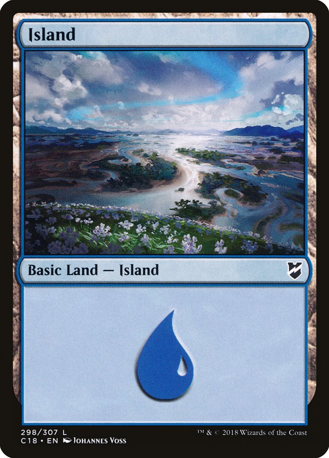 Island (298) [Commander 2018] | Gear Gaming Fayetteville