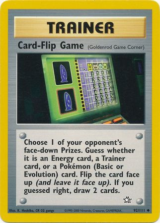 Card-Flip Game (92/111) [Neo Genesis Unlimited] | Gear Gaming Fayetteville