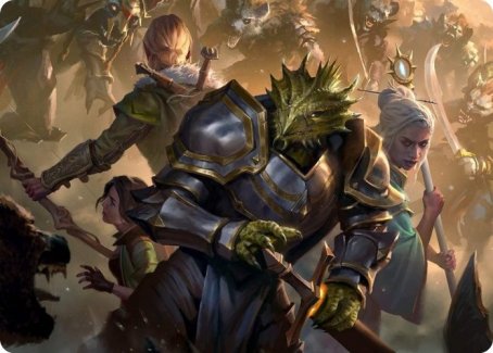 You Come to the Gnoll Camp Art Card [Dungeons & Dragons: Adventures in the Forgotten Realms Art Series] | Gear Gaming Fayetteville